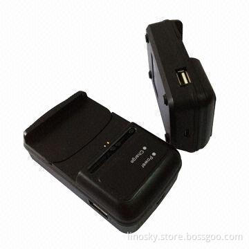 Universal Charger for 7.4V Digital Camera Battery, with 3.6V Mobile Phone Battery